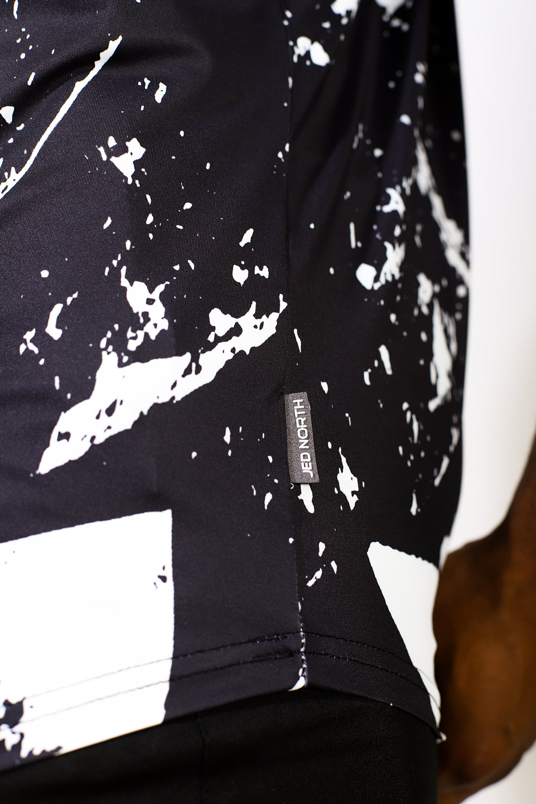 Graphic Muscle Stringer - Abstract Black