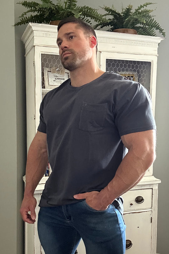 Classic Premium Pocket T-Shirt - Dark Gray