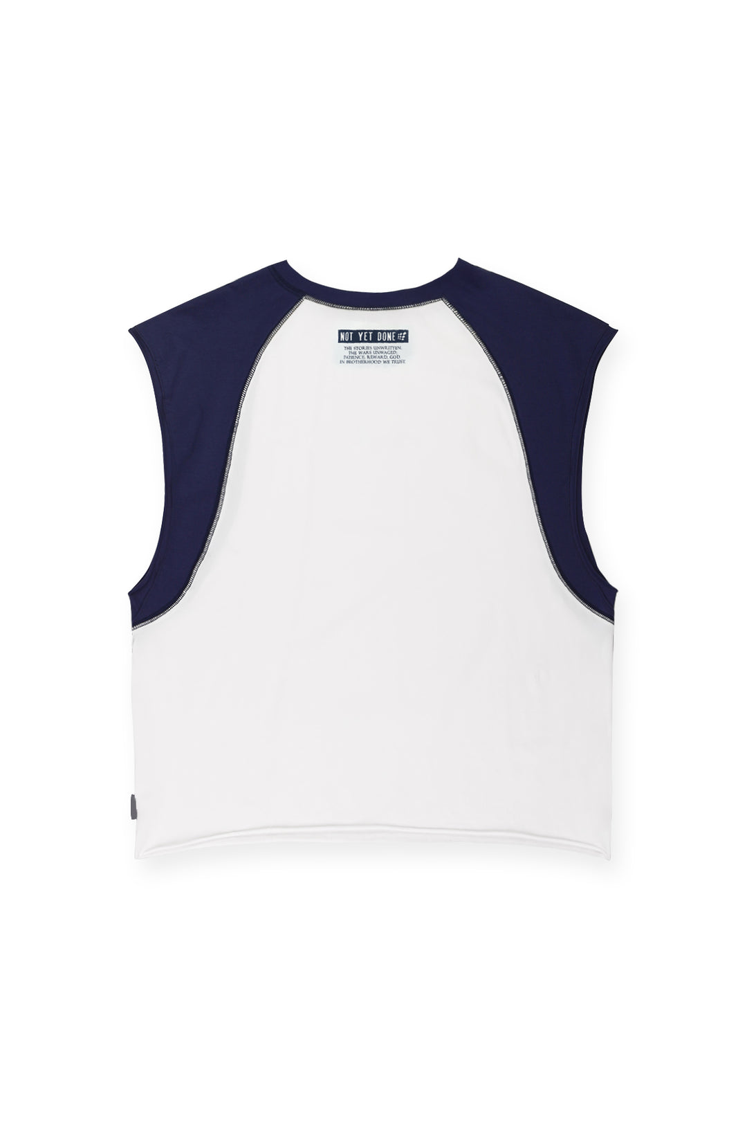 Raglan Sleeveless Muscle Tank - Navy