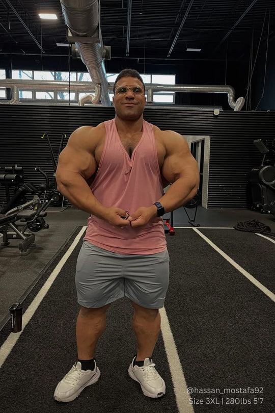 Vital Raw-Hem Tank Top 2.0 - Salmon Pink