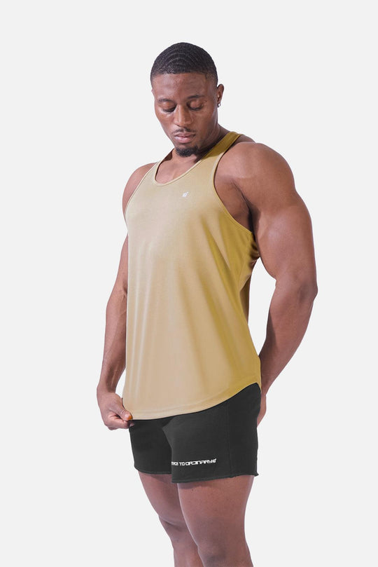 Dri-Fit Workout Bodybuilding Stringer - Khaki - Jed North