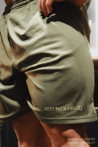 Jersey Mesh Shorts 7.5" - Olive