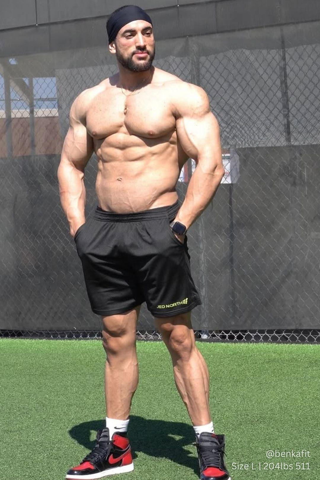 Jersey Mesh 7.5" Gym Shorts - Black