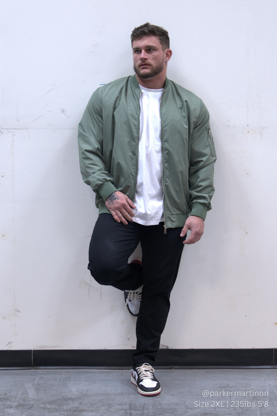 Northbound Water Resistant Bomber Jacket - Olive