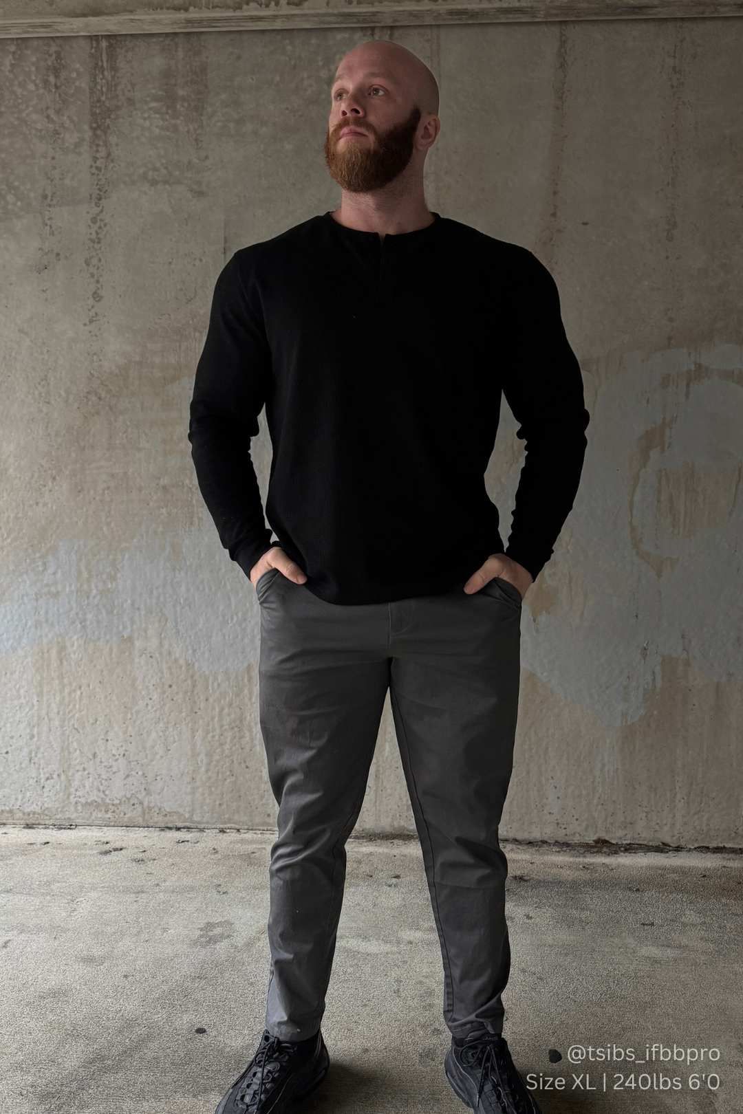 Smart Casual Chino Pants - Dark Gray