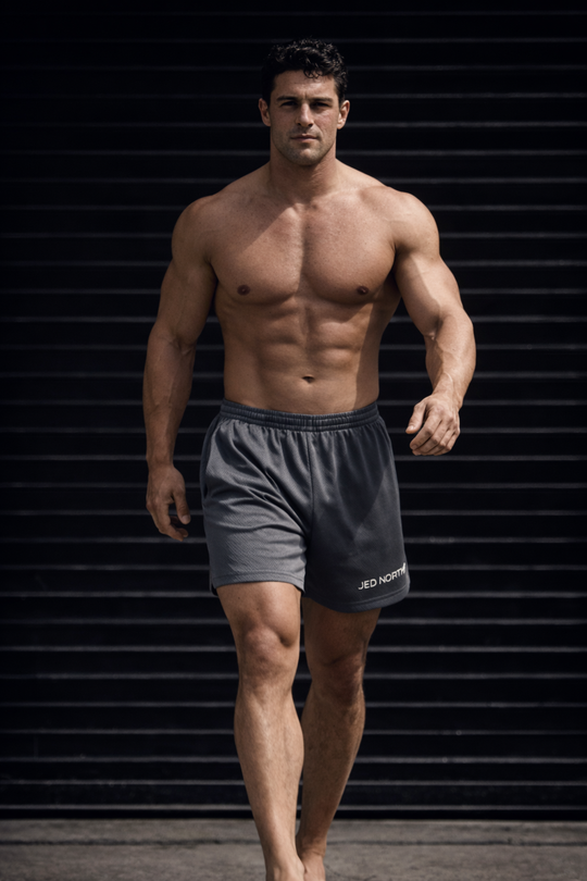 Athletic Mesh Shorts - Storm Gray