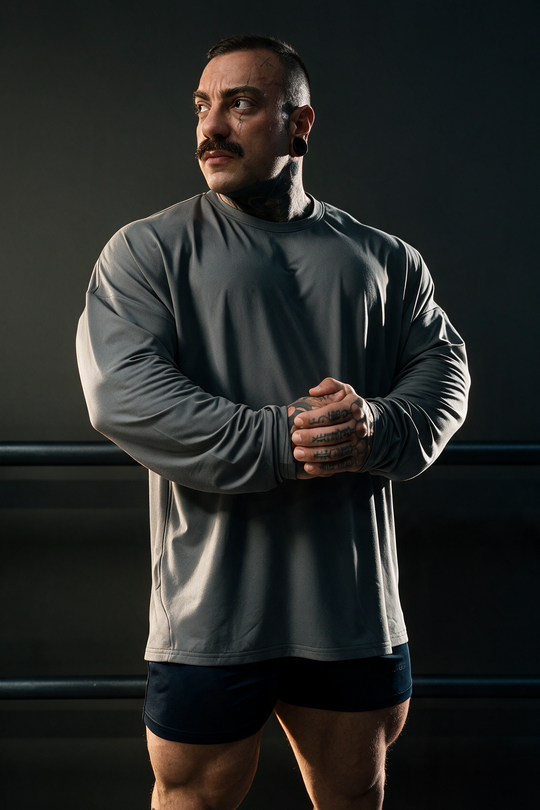 Base Performance Long Sleeve T-Shirt - Dark Gray