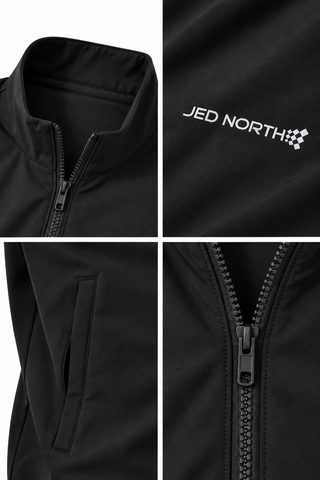 Premium Athletic Training Jacket - Black
