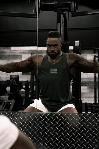 Fast-Dry Bodybuilding Workout Stringer - US of A