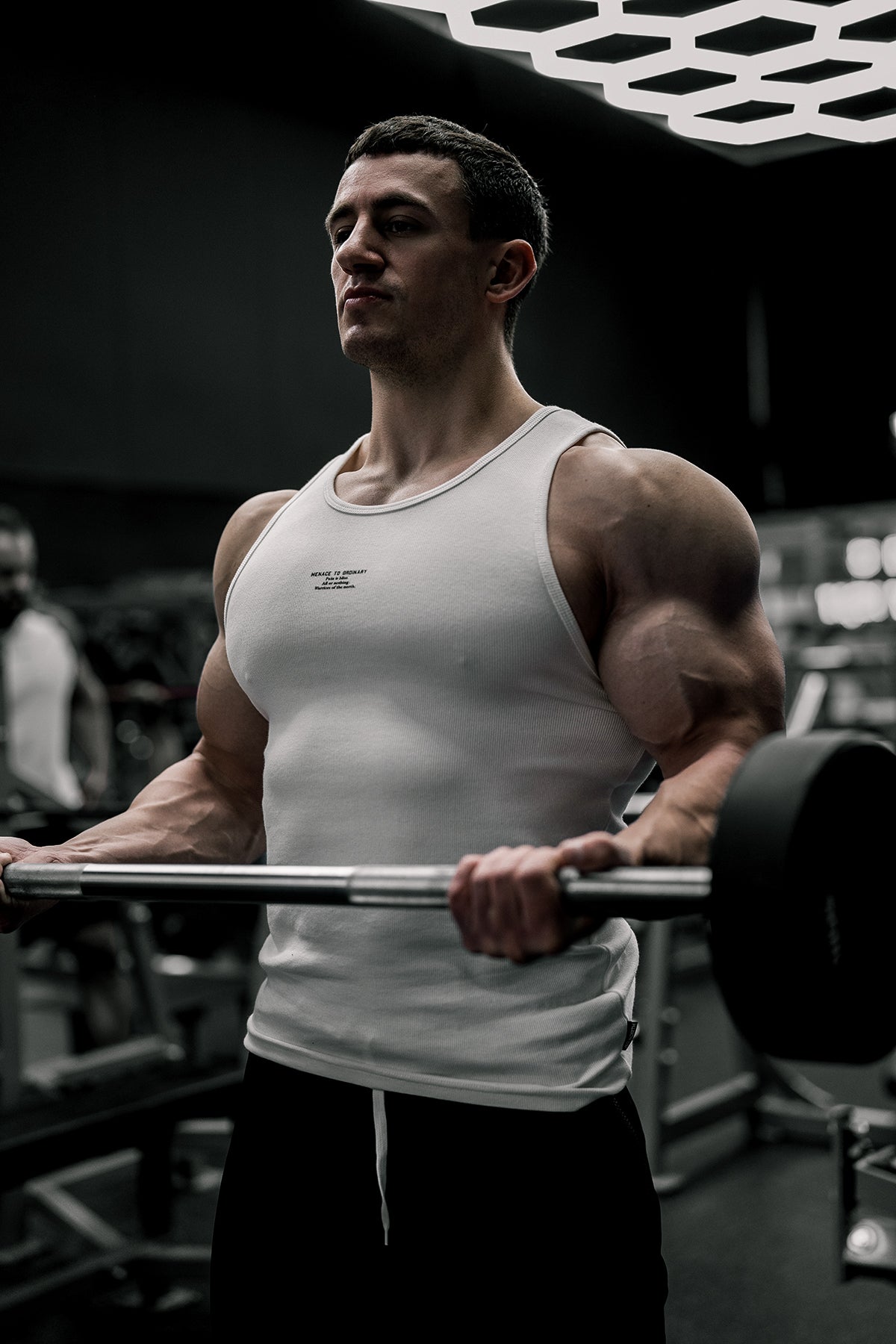 Ribbed Muscle Tank Top - White – Jed North