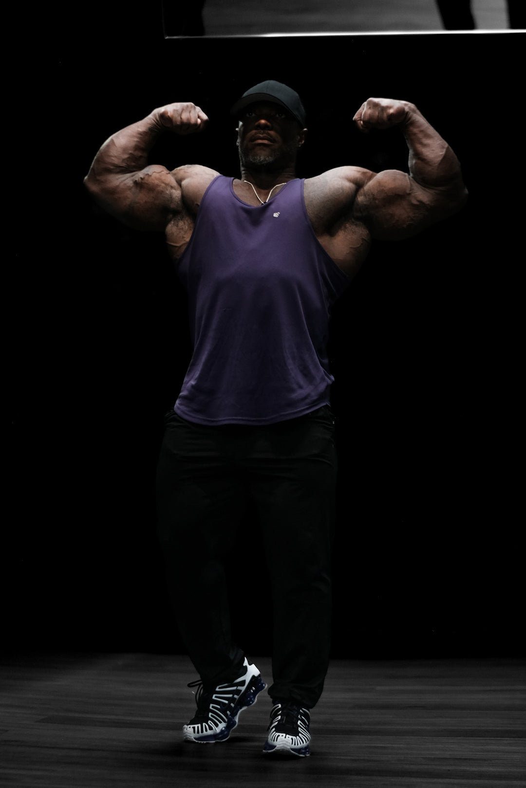 Fast-Dry Bodybuilding Workout Stringer - Violet