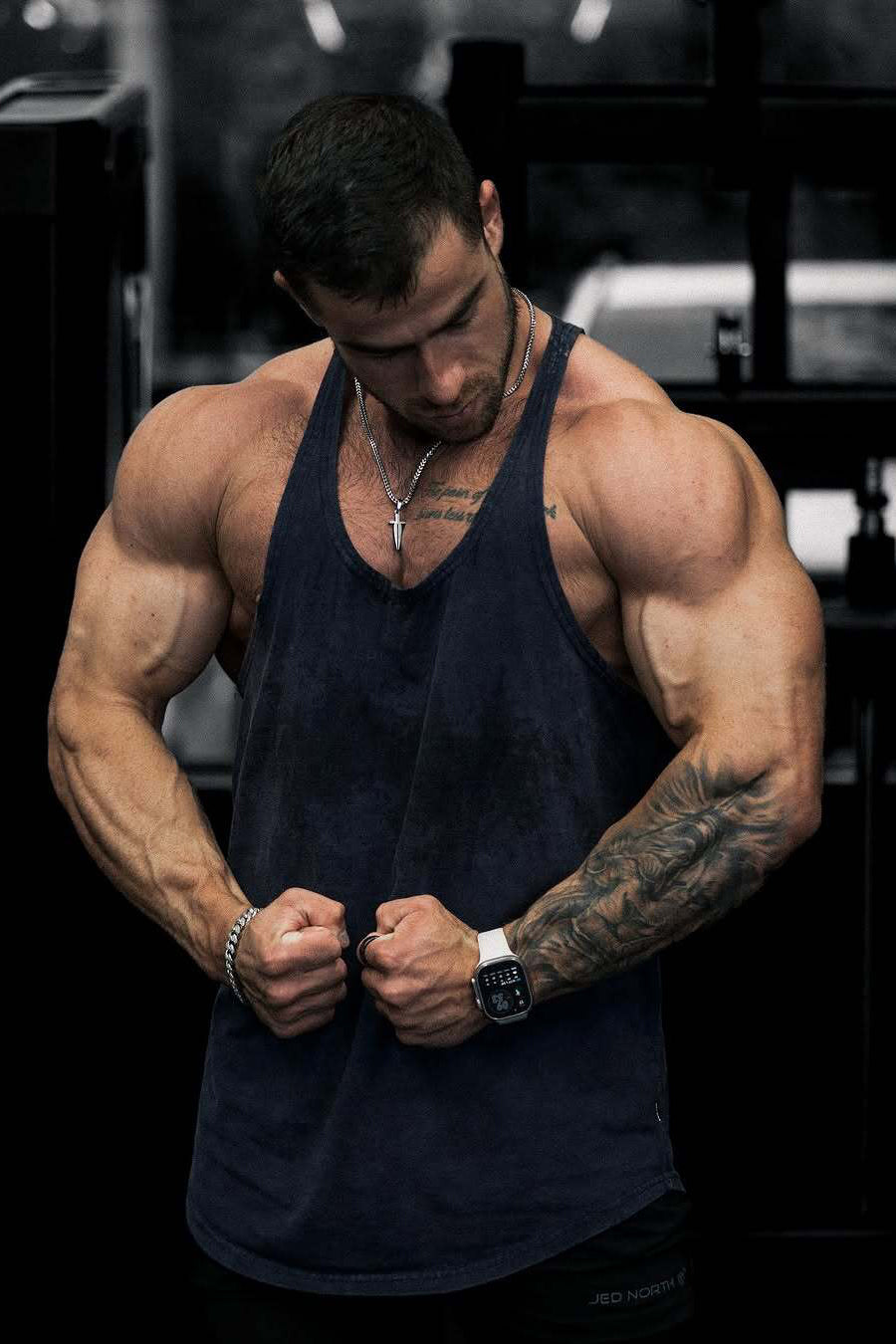 Classic Vintage Washed Racerback Stringer - Navy – Jed North