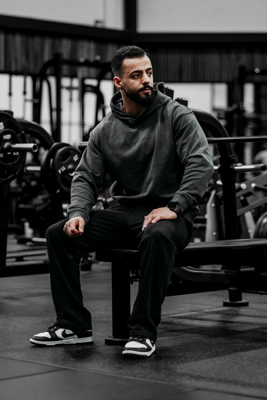 Essentials Relaxed Hoodie - Black