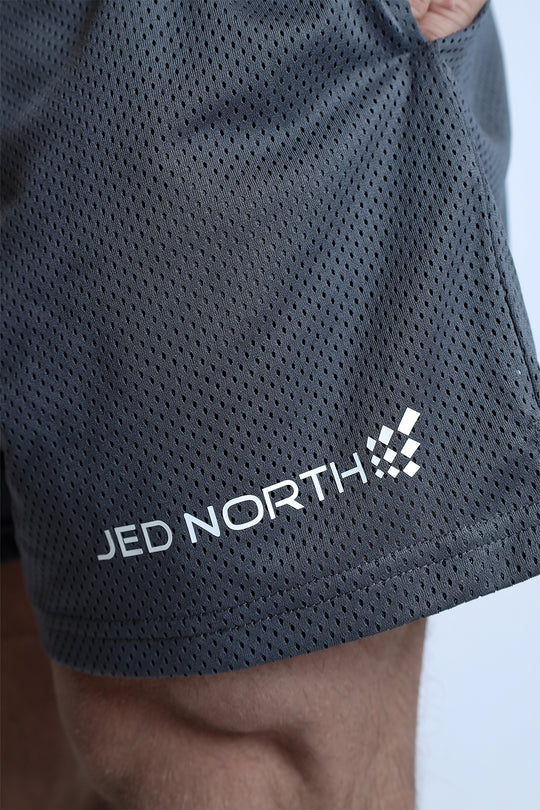 Athletic Mesh Shorts - Storm Gray