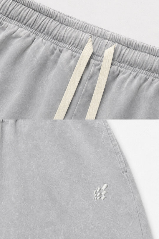 Relaxed Balloon Joggers - Washed Gray