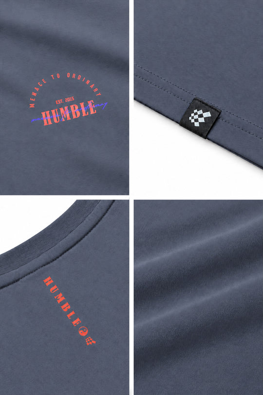 Energy Oversized T-Shirt - Humble Logo Dark Gray