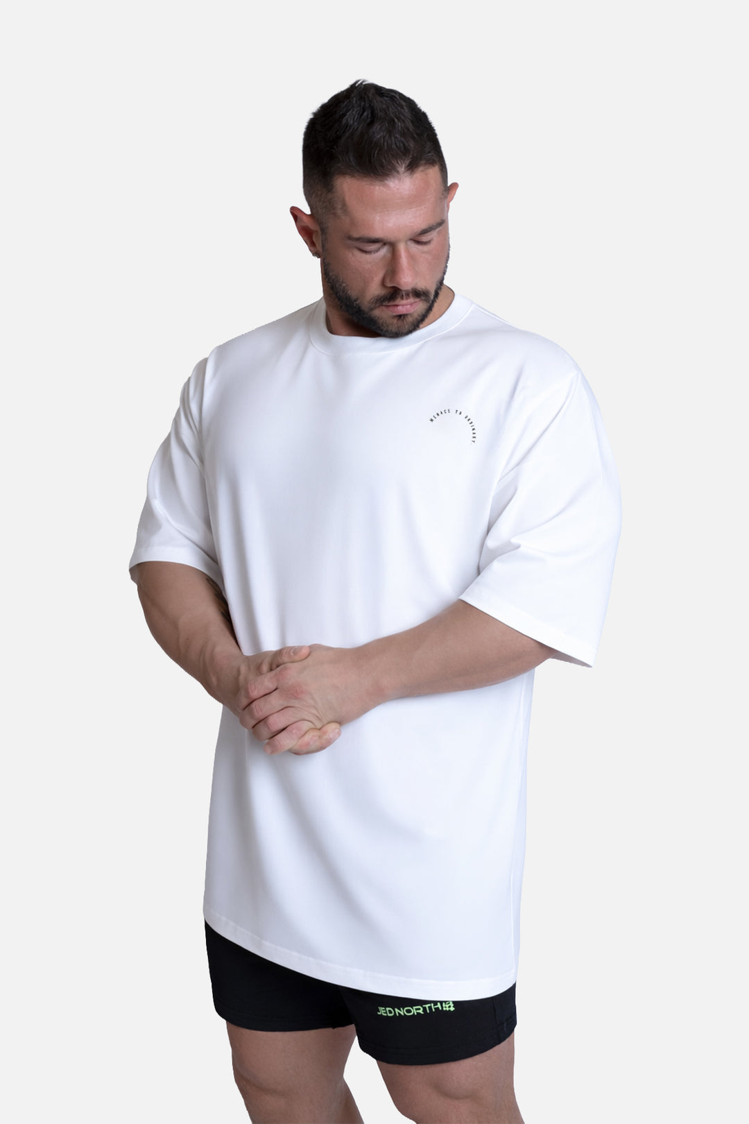 Energy Oversized T-Shirt - White Menace to Ordinary