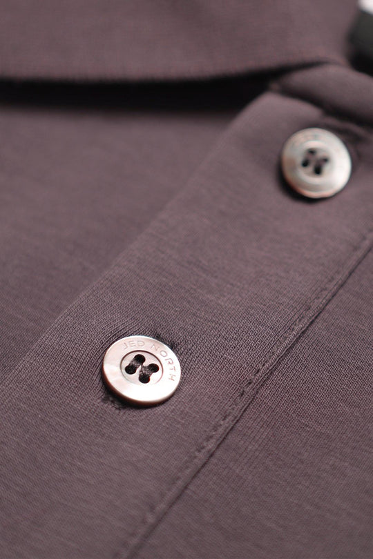 Muscle Fit All-Day Polo T-Shirt - Steel Gray