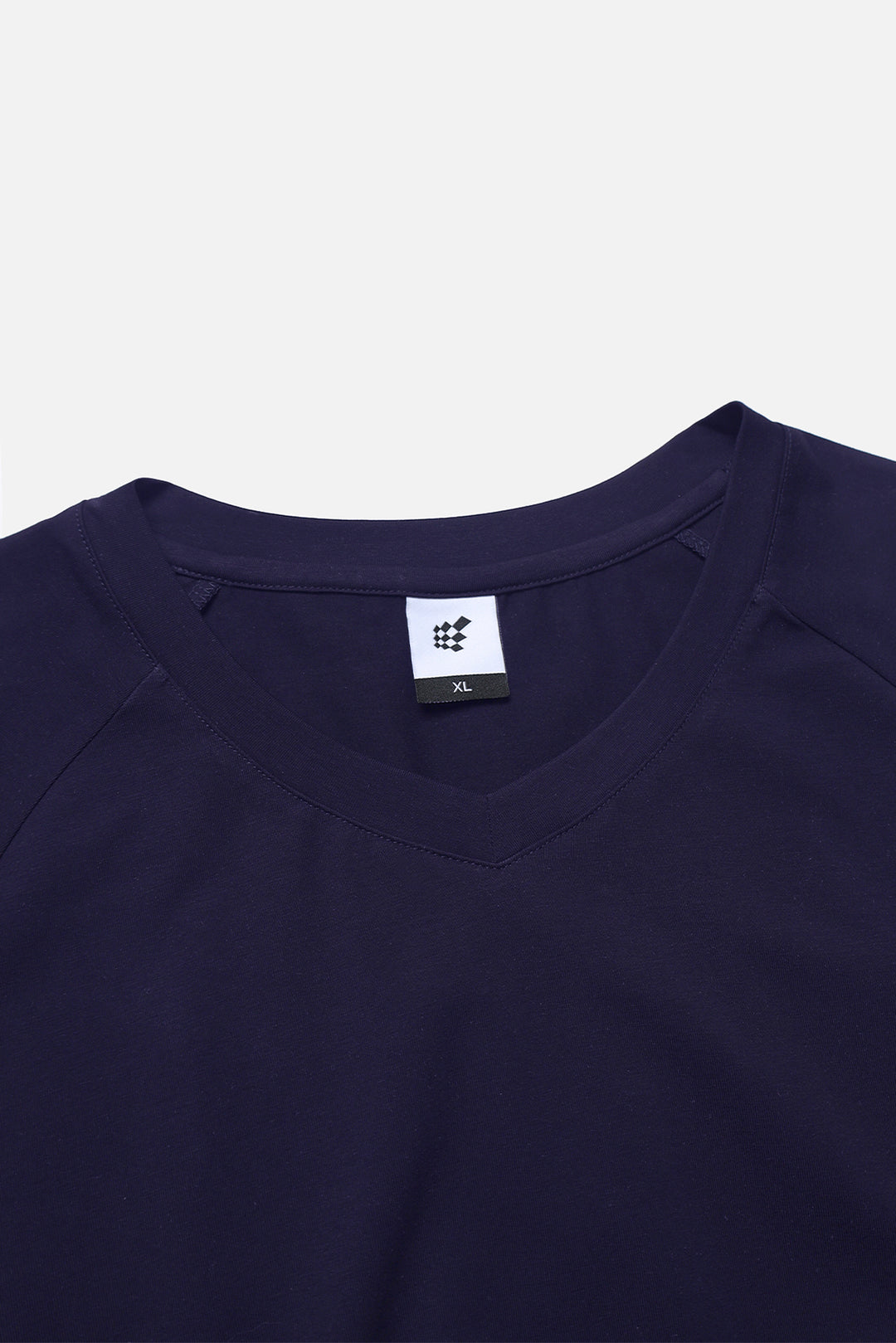 V Neck Muscle-Fit T-Shirt - Navy