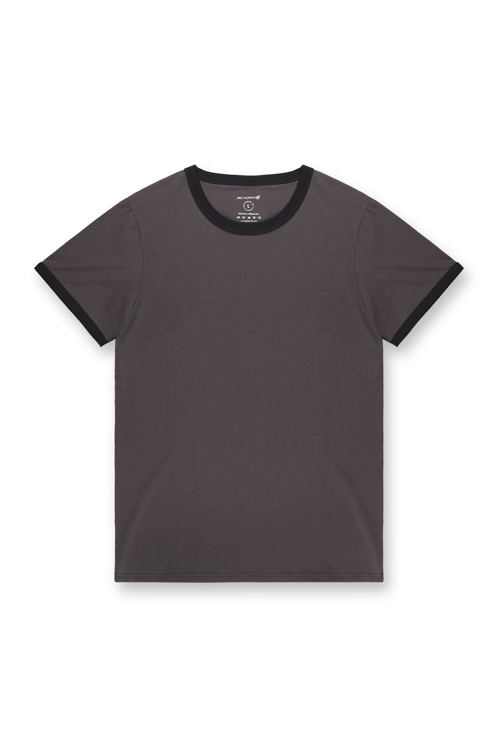 Muscle-Fit Ringer T-Shirt - Stone Gray