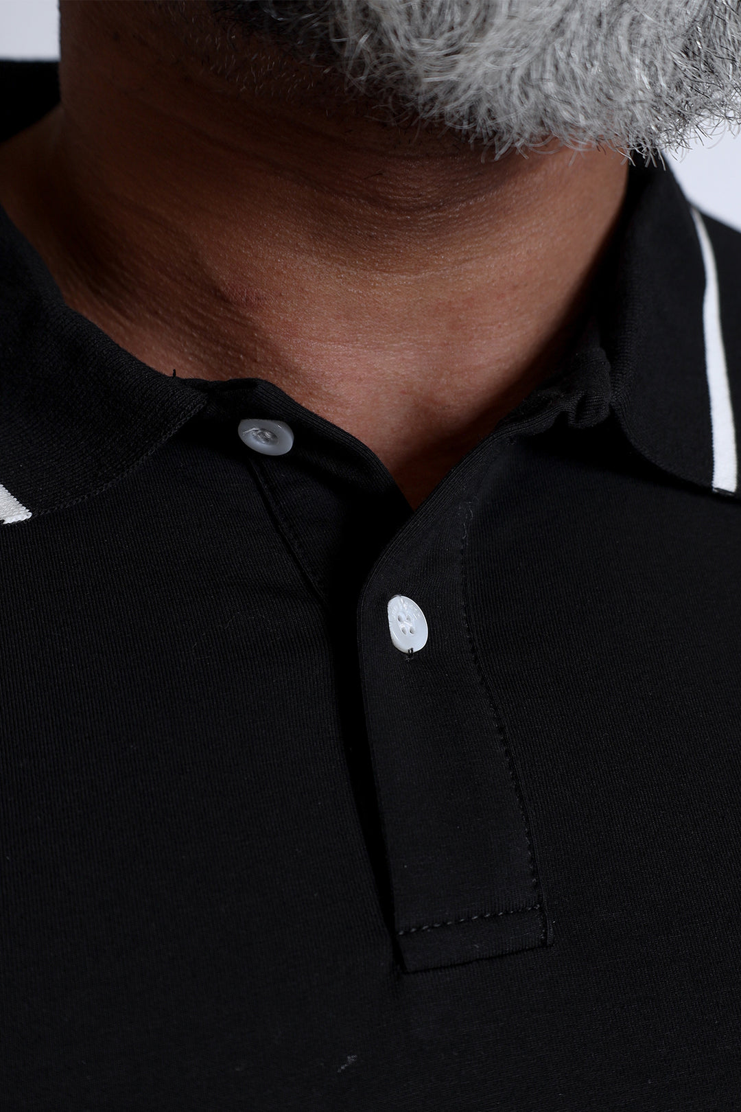 Banded Muscle-Fit Polo T-Shirt - Black