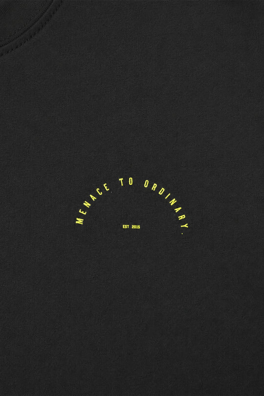 Back to Basics Casual Tee - Jet Black