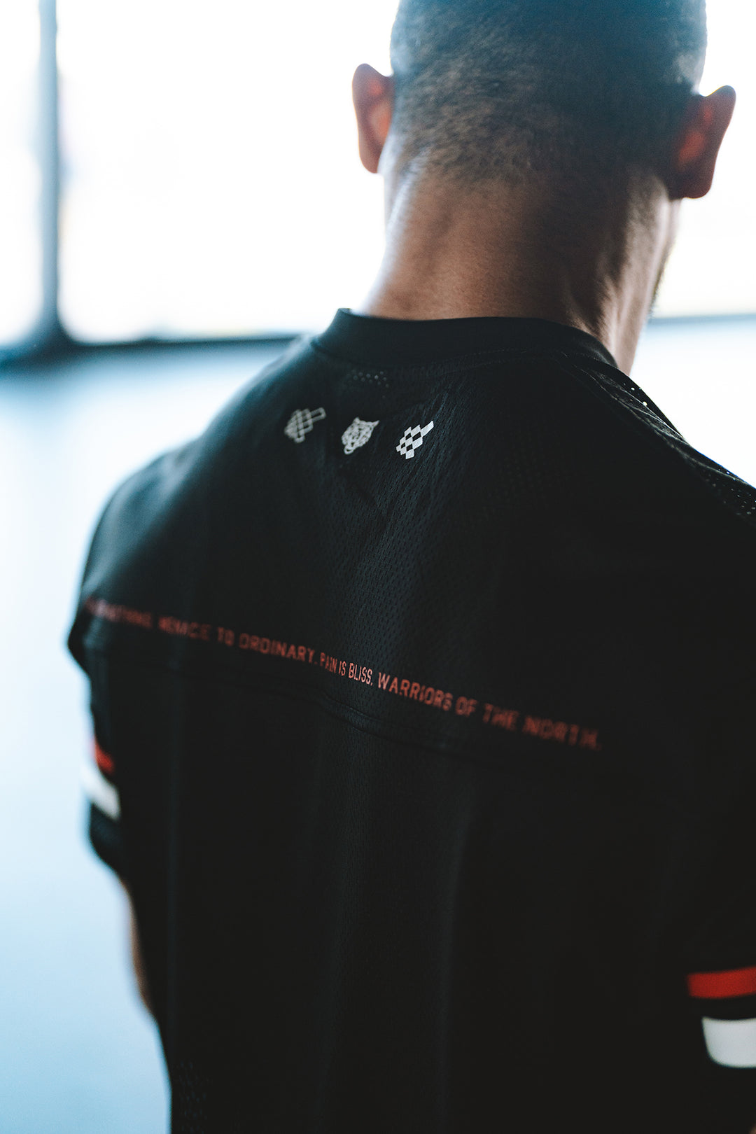 Jed North Warrior V-Neck Jersey - Black