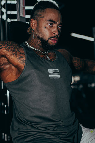 Fast-Dry Bodybuilding Workout Stringer - US of A