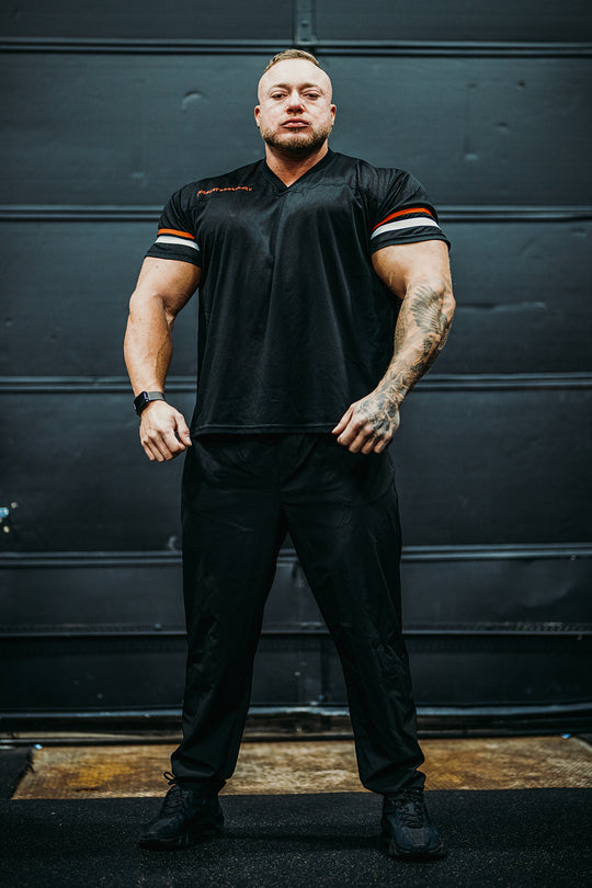 Jed North Warrior V-Neck Jersey - Black