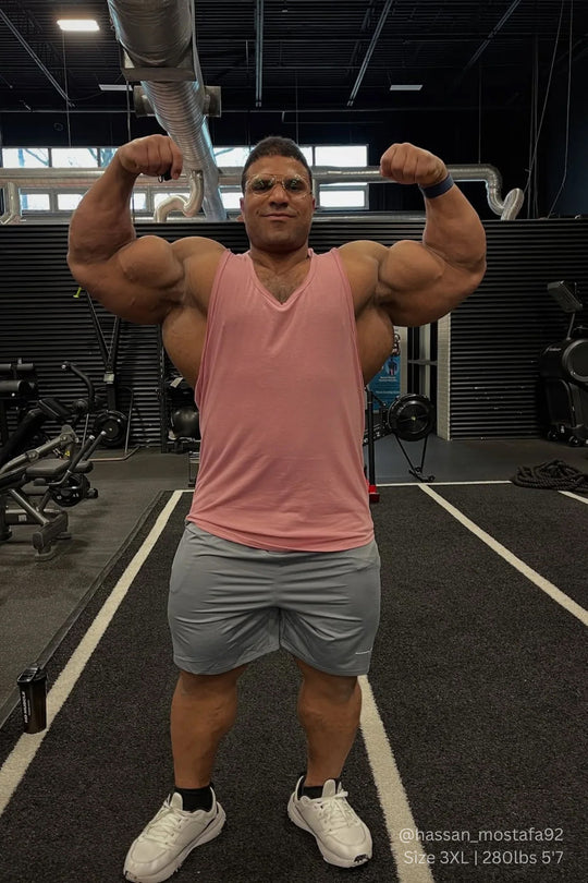 Vital Raw-Hem Tank Top 2.0 - Salmon Pink